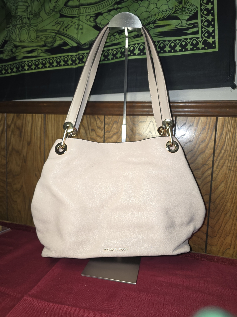 Michael Kors Soft Blush Leather Shoulder Bag